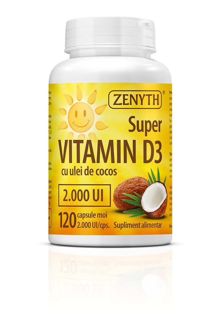 Super VITAMIN D3, 2000 UI, 120