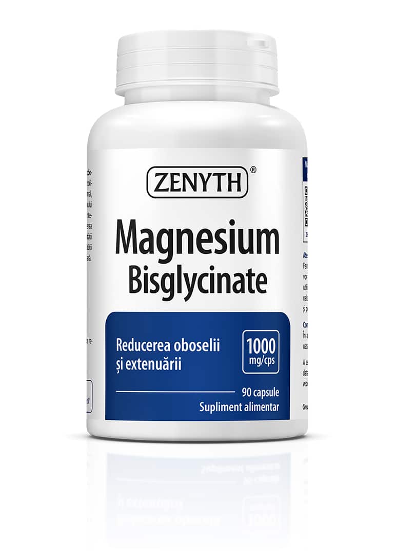Magneziu Bisglicinat 1000 mg, 90 capsule