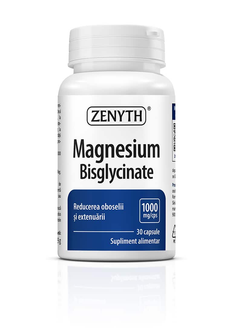 Magneziu Bisglicinat 1000 mg, 30 capsule